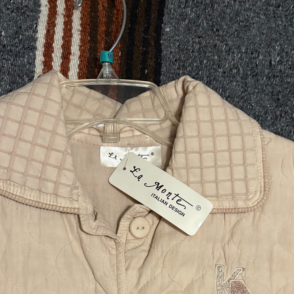 La Monte Women’s Italian Designed Vintage Jacket Vest w/Tags KAU SKS SKSPORT